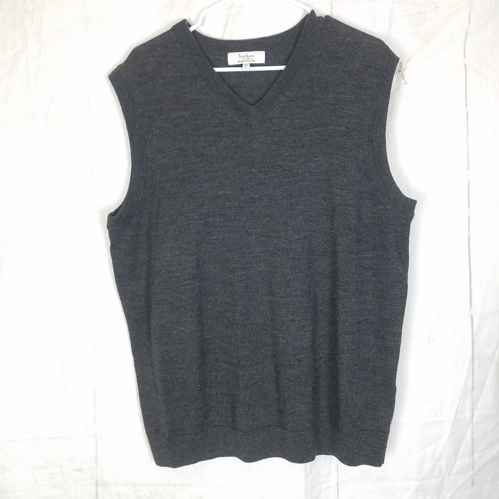 Turnbury  extra fine Merino wool sweater vest